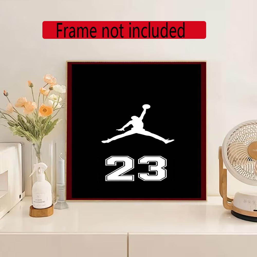 Jordan Diamond Painting Round Diamond Mosaic Rhinestones Diamond Embroidery Craft Kit Wall Decor Without Frame