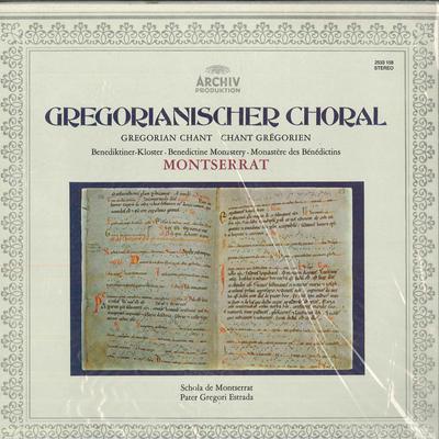 LP Record SCHOLA DE MONTSERRAT, PATER GREGORI - Gregorianischer Choral = Gregorian  2533158 Archiv Produkti Germany Classical Used