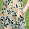 Summer Casual Women's Dresses Vintage Clothes Plus Size Short Sleeve Elegant Long Dress