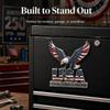 Removable Metal Vehicle Sticker 250th Anniversary Patriotic Decals Perfect For Long Term Or Temporary Decoration