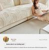 2025 New Plush Shu Cotton Velvet Sofa Cushion: Thickened, Non-Slip Cover for Autumn and Winter