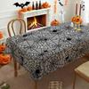 1pc New Design Printed Tablecloth, Halloween Tablecloth, Party Celebration Tablecloth, Spider Web Spider