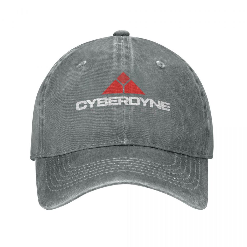Vintage Terminator Cyberdyne Systems Baseball Caps Washed Headwear Schwarzenegger Outdoor Workouts Adjustable Fit Hats Cap