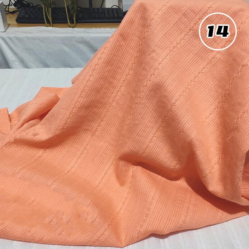 Cotton Jacquard Strip Breathable Soft Clothing Skin Friendly Fabric DIY Dress Mosquito Net Patchwork Needlework Clothing Supplie