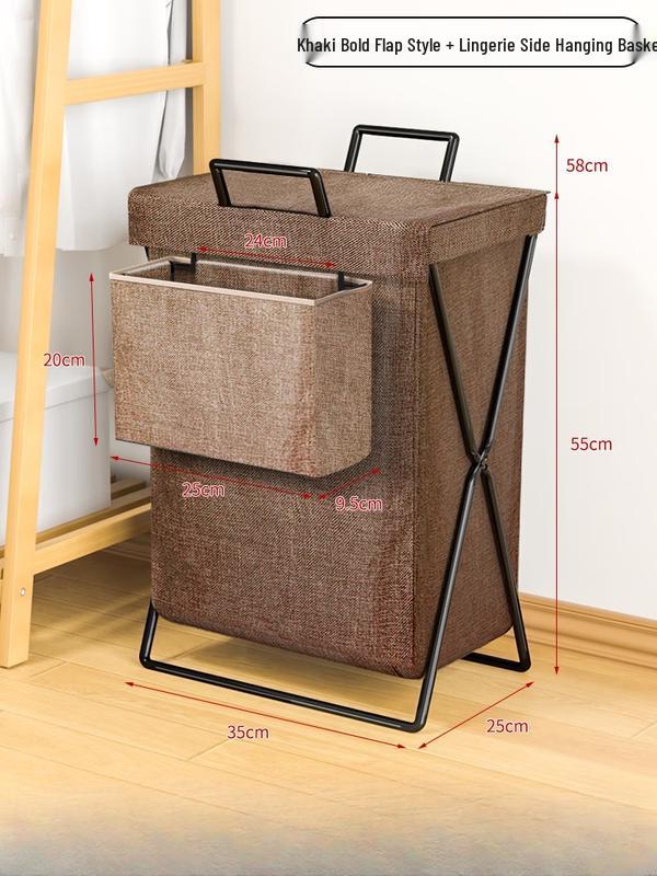 

Foldable Laundry Basket with Lid