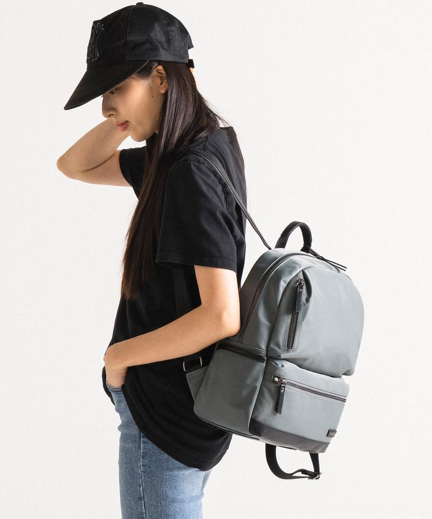 Lemine Nylon One-Day Backpack (Gray)