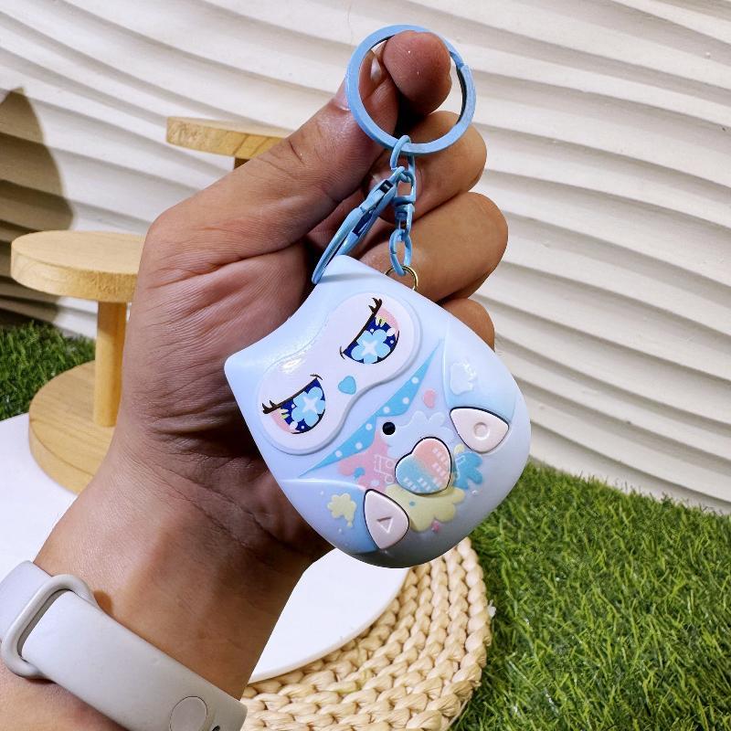 Portachiavi Registratore Vocale Gufo Adorabile Ciondolo Registrabile Portatile Portachiavi Per Amici Bambini Regalo di Compleanno Portachiavi per Zaino