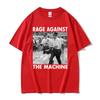 Camisetas Divertidas de Meme de Bernie Sanders Camiseta Gráfica Rage Against The Machine para Hombre Mujer Verano Calle Alta Camisetas de Manga Corta