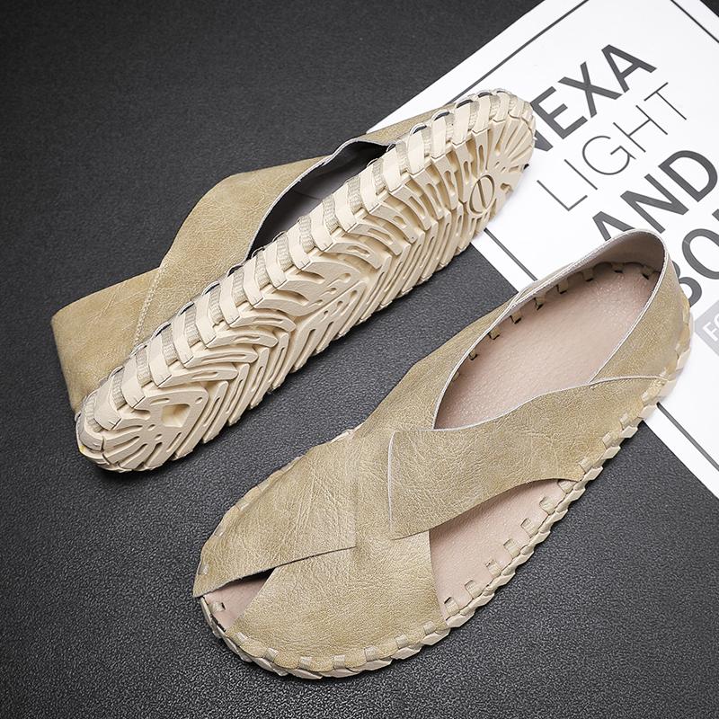 Fashion Summer New Open Toe Sandals Men Non-slip Shoes Unisex Bathroom Slippers Comfortable Slippers Men's High-quality Beach Flip Flops