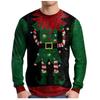 Spring And Autumn Jesus Christmas T Shirt Kids Boy Print Streetwear Men's Outdoor Pullover Long Sleeve Top Clothes