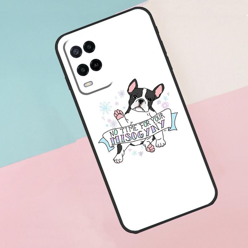 French Bulldog Art For Oppo A18 A38 A78 A98 A96 A58 A17 A77 A80 A40 A60 A16 A76 A74 A94 A54 A15 A57S Phone Case