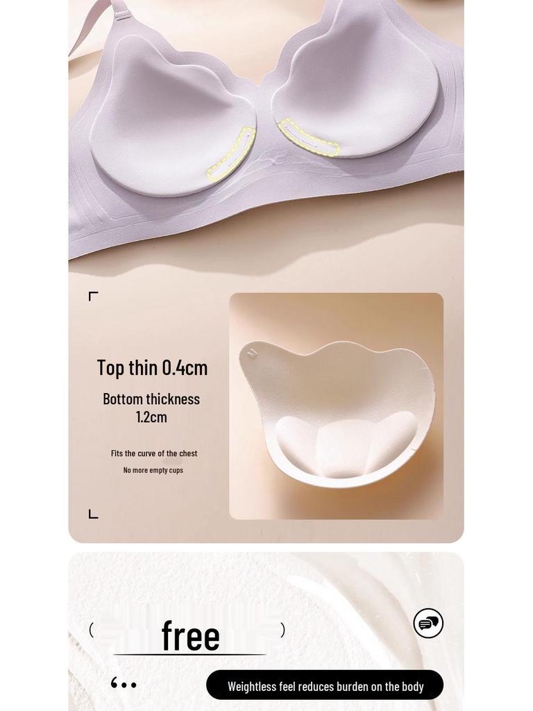 Cloud Cup Nahtloser Push-Up-BH für Damen, hebt und stützt, ohne Bügel, Anti-Hänge-Effekt, bequeme Passform