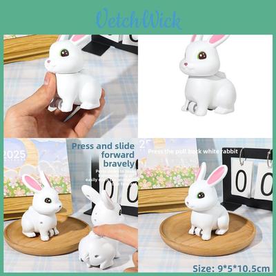 Inertia Animal Toy For Kids Featuring Rabbit Shape And Durable Plastic Material For Developmental Fun