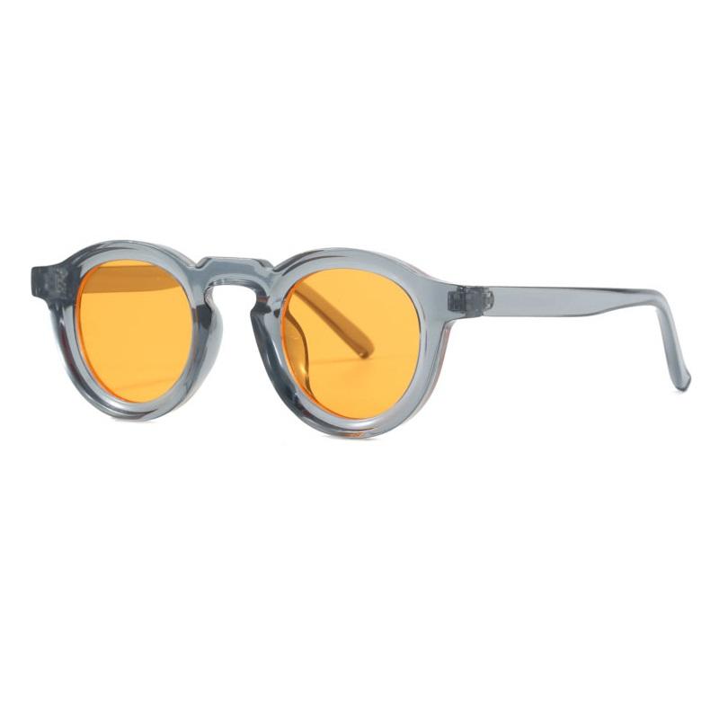 Round Sunglasses for Women Men Punk Sunglasses Vintage Retro Trending Sun Eyeglasses Clear Lens Lens Frame UV400 Female Oculus Gafas