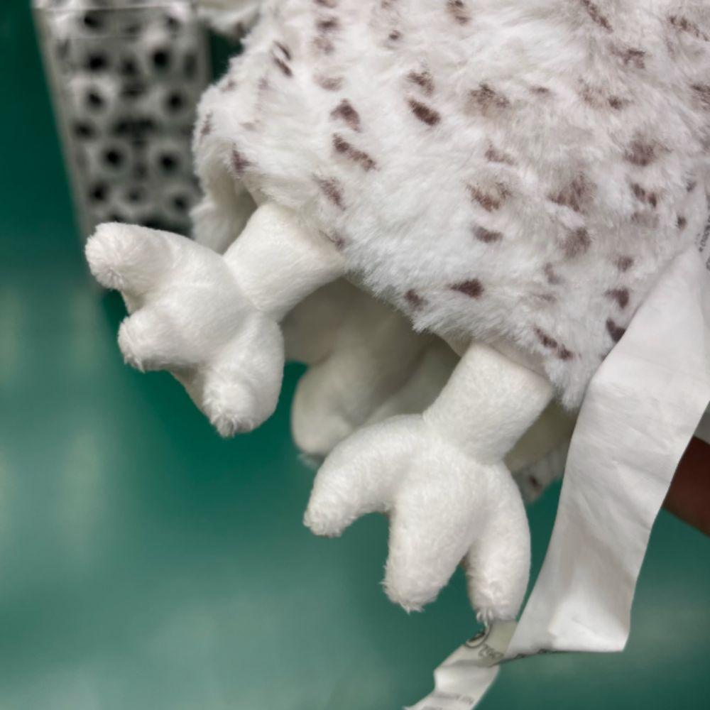 Simulated Owl Hand Puppet Hand Finger Stuffed Owl Toy Plush Story Puppet For Children