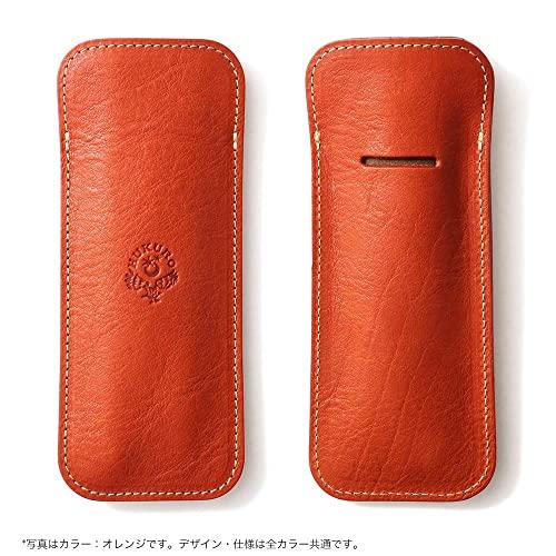 HUKURO Étui à Stylo en Cuir Duo Plus, Hommes et Femmes, Fabriqué au Japon, Noir avec Fil Noir