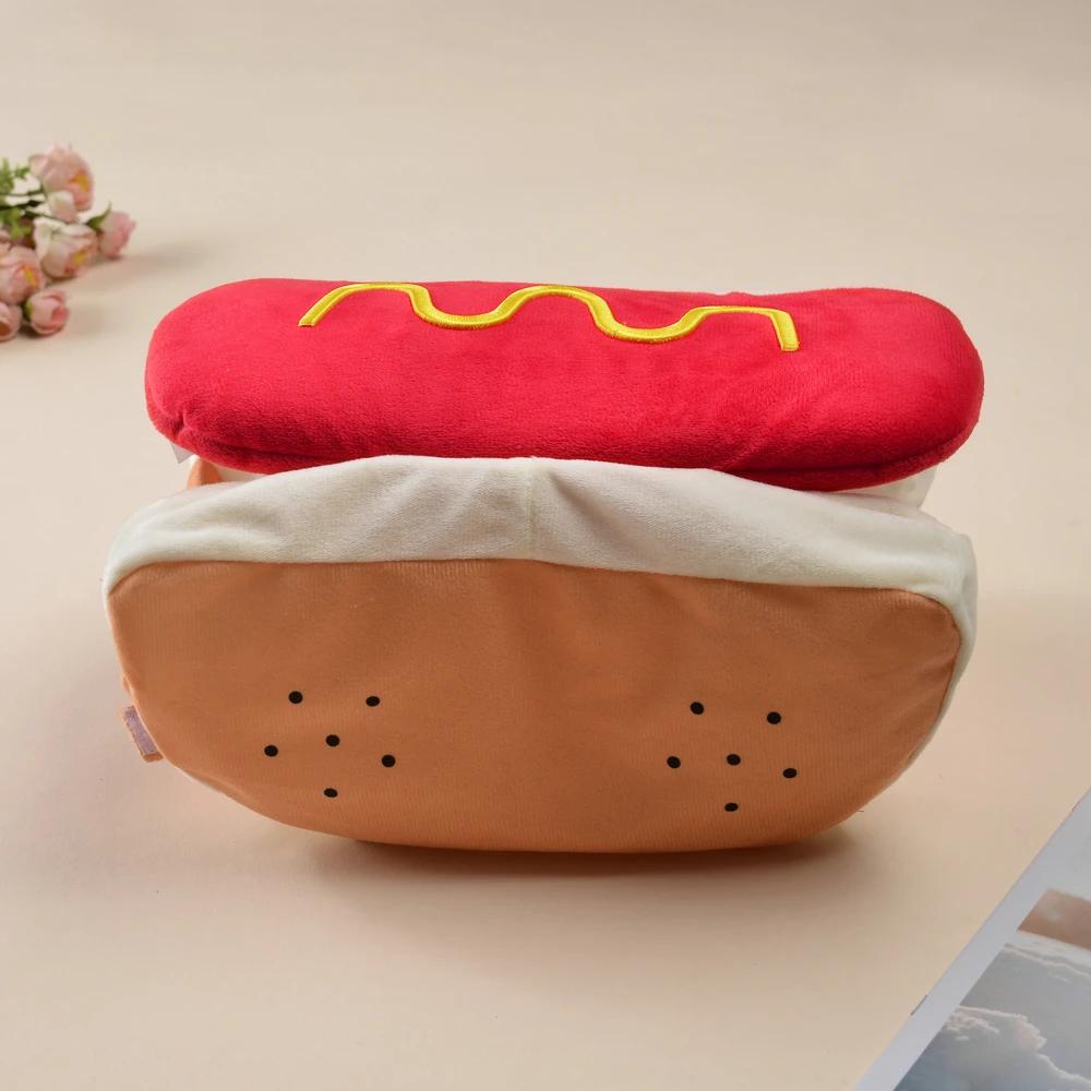 Pet Funny Costume Dog Halloween Clothes For Small Medium Dogs Cat Dreess Up Adjustable Puppy Hot Dog Shaped Apparel Yorkie Gifts