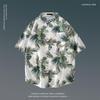 Japanese Hong Kong-Style Floral Hawaiian Shirt - Unisex Summer Short-Sleeve Retro Beachwear
