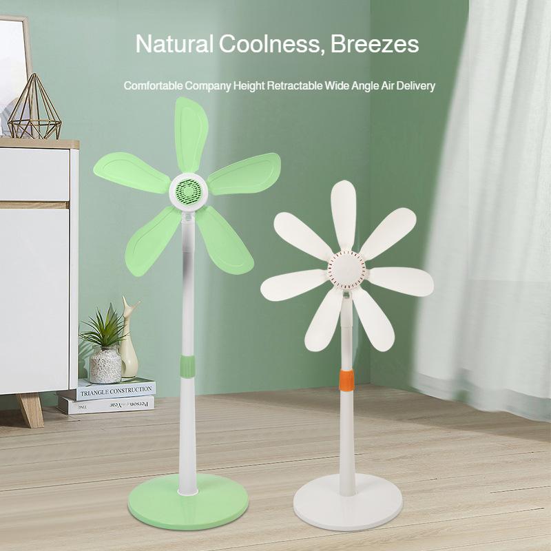 Portable Floor Fan,No Mesh Cover,Timer,Remote Control,Extendable Standing Fan,Plug-In Fan,Suitable For Living Room,Bedroom