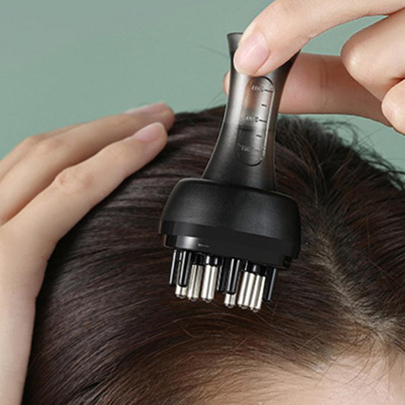Scalp Applicator Liquid Comb Portable Mini Massage Comb Essential Oil Liquid Guiding Massager Anti Hair Loss Scalp Care Tools