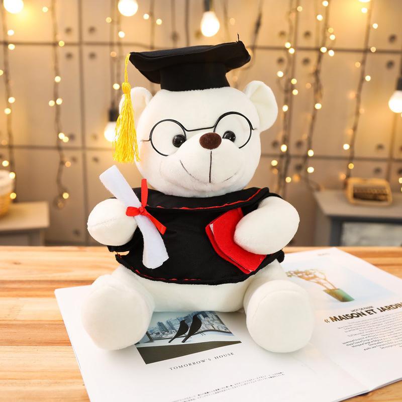 Graduation Season Dr. Bear Hat Doll Plush Toy Graduation Doll Doll Ragdoll Graduation Gift