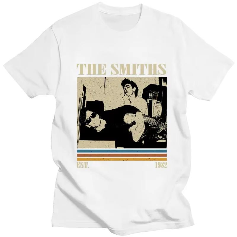 Vintage Style Band The Smiths T Shirt Meat Is Murder Punk Hip Hop T-shirts Men Women Cotton Oversized Summer Men T Shirt