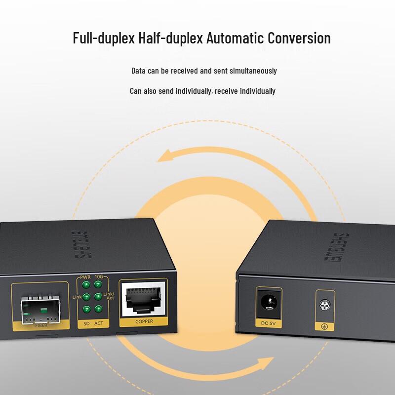 Shengwei Telecom-Grade 10G SFP+ Fiber Media Converter