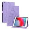 עבור אפל אייפד מיני (2019) (ידוע גם כ-iPad mini 5, iPad mini (דור 5)).כיסוי טאבלט מעור PU בעיצוב פרחוני מעודן