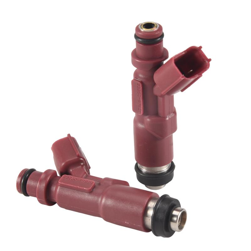 #091U 4Pcs Car Fuel Injector for Toyota Avanza F601RM K3VE 1.3L Daihatsu Terios 23250-97401 (red)
