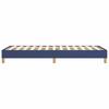 Box Spring Bed Frame Blue 80x200 cm Fabric