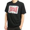 Jordan T Shirts Men's Black Crew Neck Moderate Straight Fit AT0559-010
