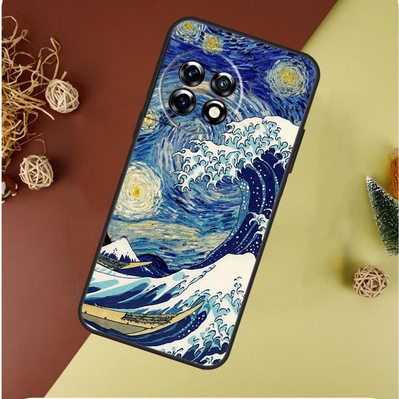 Van Gogh Starry Sky For OnePlus Nord CE 4 3 2 Lite N20 N30 9 10 Pro 8T 9RT 10T 10R 13R 12R 11 12 13 Phone Case