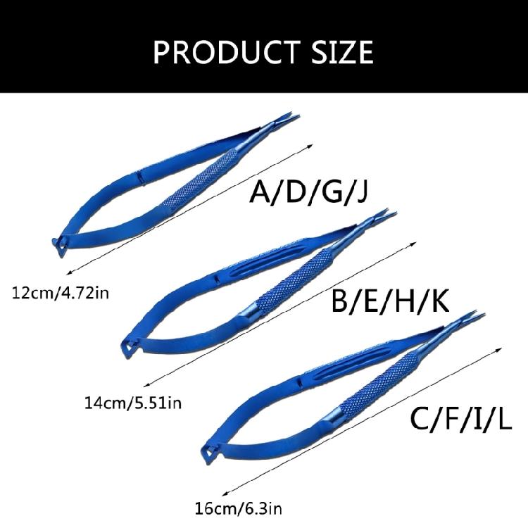 Stainless Steel Needle Holder Ligature Separators Placer Curved Tip Straight Tip for Sewing Cosmetic Surgical