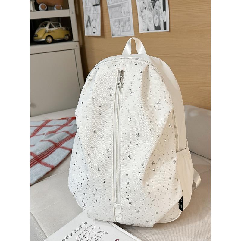 Spring New Schoolbag Women's Korean Ins Sweet Stars Girl Travel Small Backpack High Value Mori Backpack