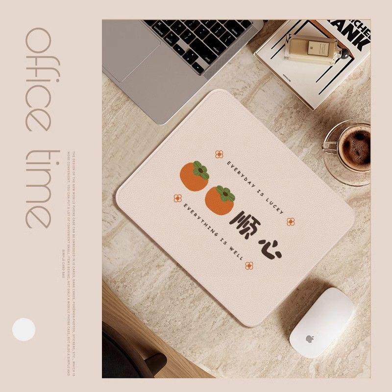 Cute Waterproof Laptop Desk Pad with Hand Rest - Odorless, Anti-Stain Mouse Pad for Office Use