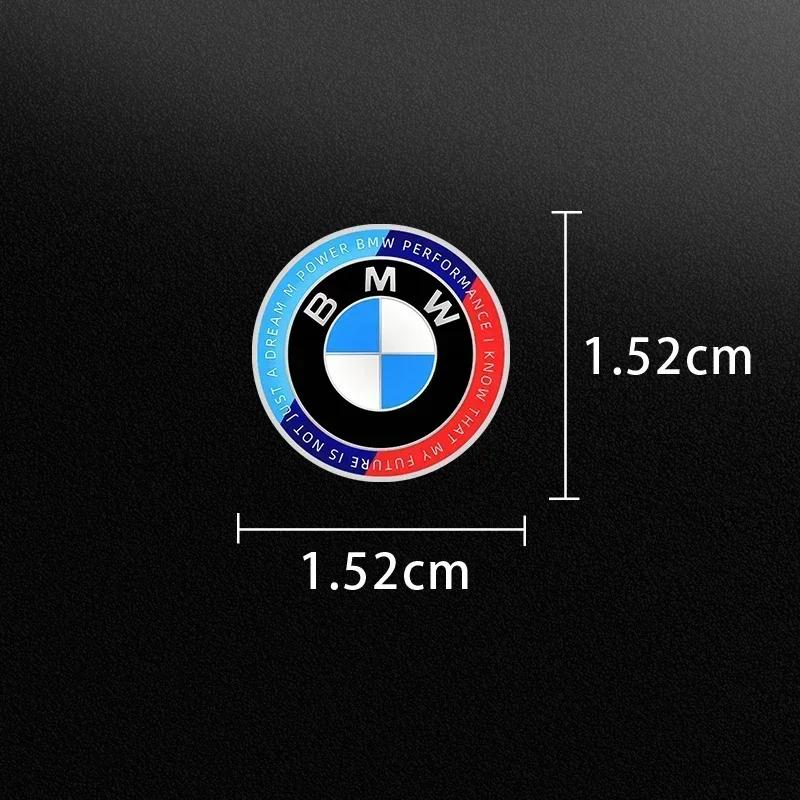New Hots E60 E60 E93 E60 For BMW M X3 X5 X6 Car Steering Wheel Badge Stickers Car Door Handle Label Decal For BMW 50th M E46 E