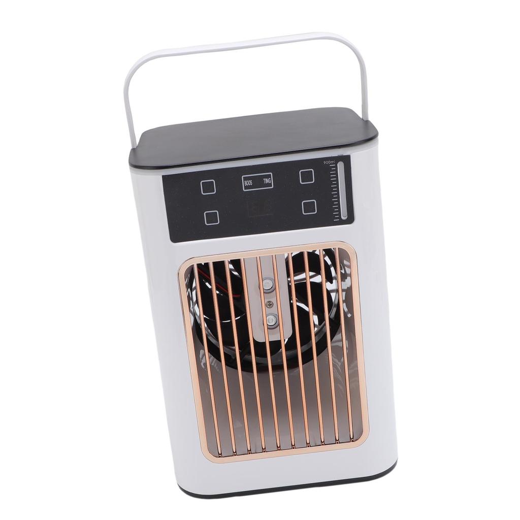 Air Cooling Fan 3 Speeds Multifunctional Portable Air Conditioner Fan Humidifier with 900ML Water Tank
