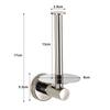 Modern Stainless Steel Wall Mount Toilet Paper Holder For Hotels And Restaurants