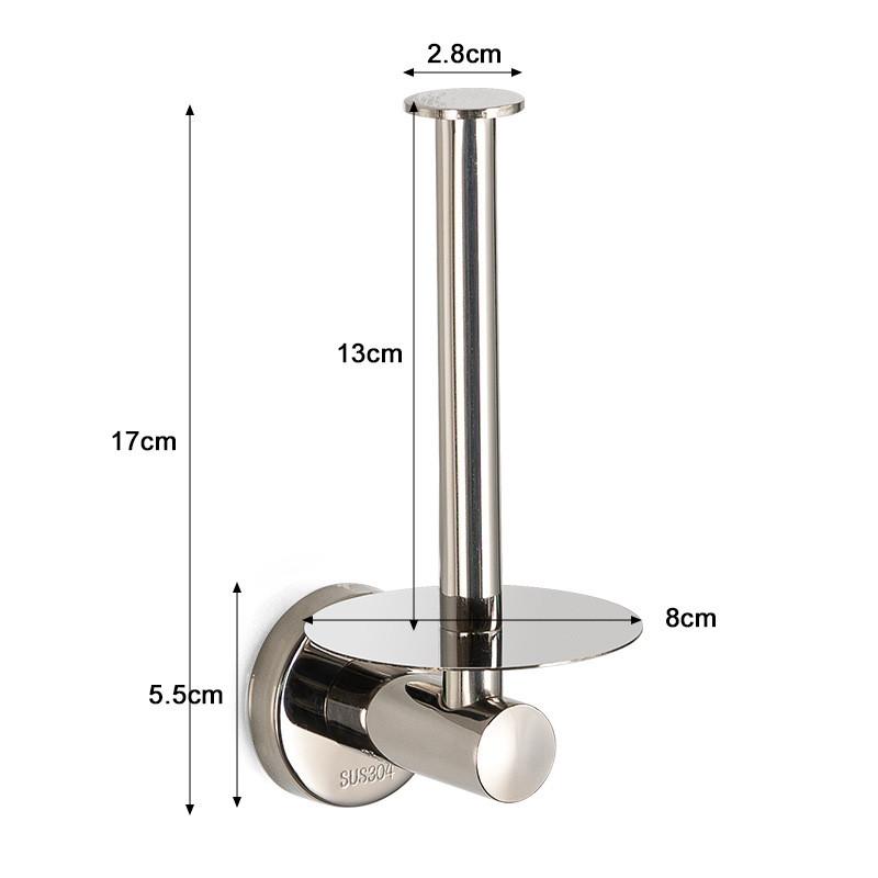 Modern Stainless Steel Wall Mount Toilet Paper Holder For Hotels And Restaurants