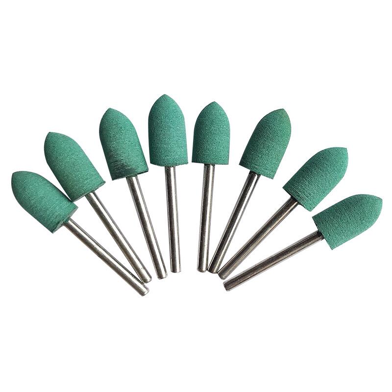 Rubber Conical Polishing Bits for Rotary Tools (3mm Shank)