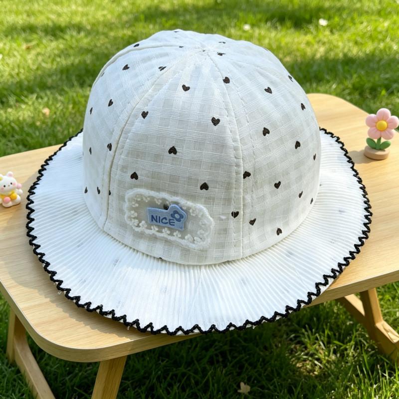 Baby Summer Sun Hat With Adjustable Breathable Fabric For Kids Protection