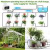 Indoor Automatic Drip Irrigation System,Self Plant Watering Device,300 Timed Watering Programes 10 Drip Tips Etc Drip Accessory