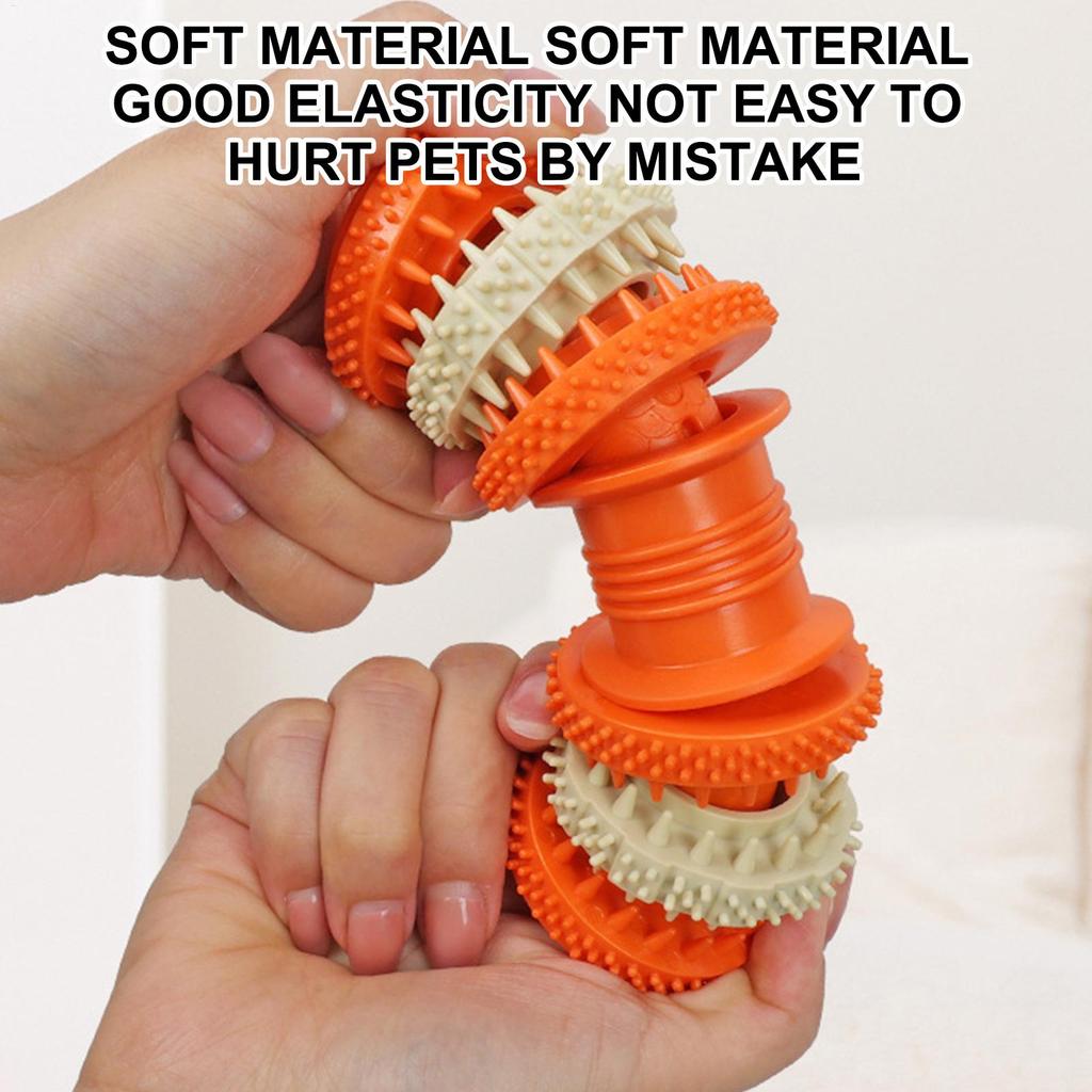 Hundespielzeug zum Kauen Zahnen Haustierspielzeug für Hunde Kauer Schalthebel Interaktiver Leckerli-Spender Haustierbedarf für Klein Mittel Groß