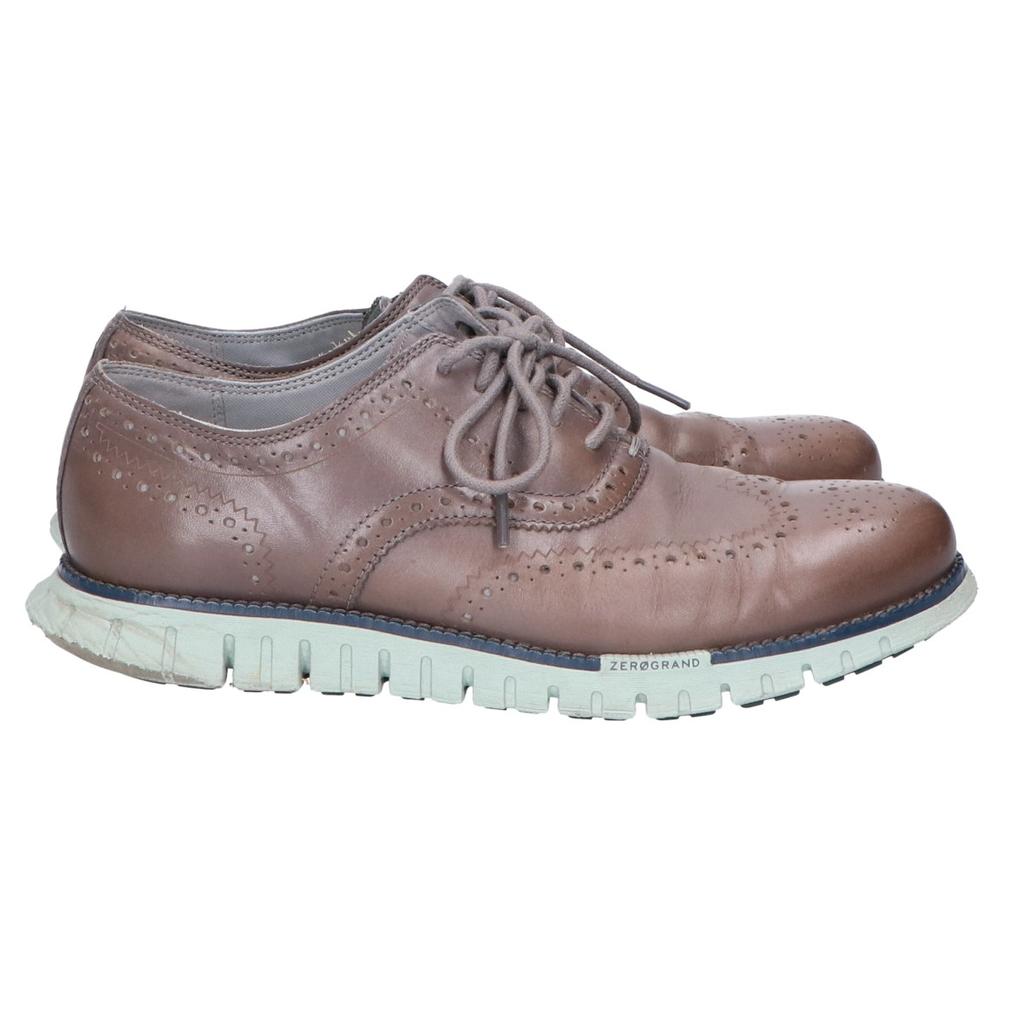 Cole Haan C39614 Zero Grand Remastered Wingtip Oxford Shoes 8 Tornado/Cloud BlueUsed