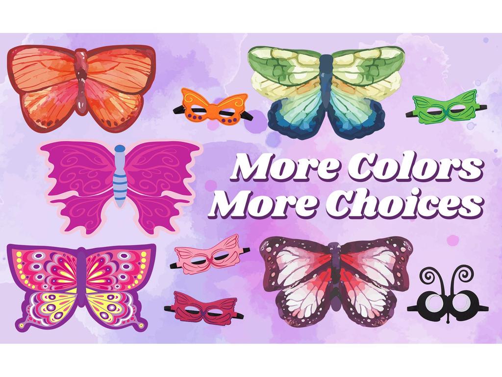 New Children's Halloween Elf Costume with Angel Wings and Mask