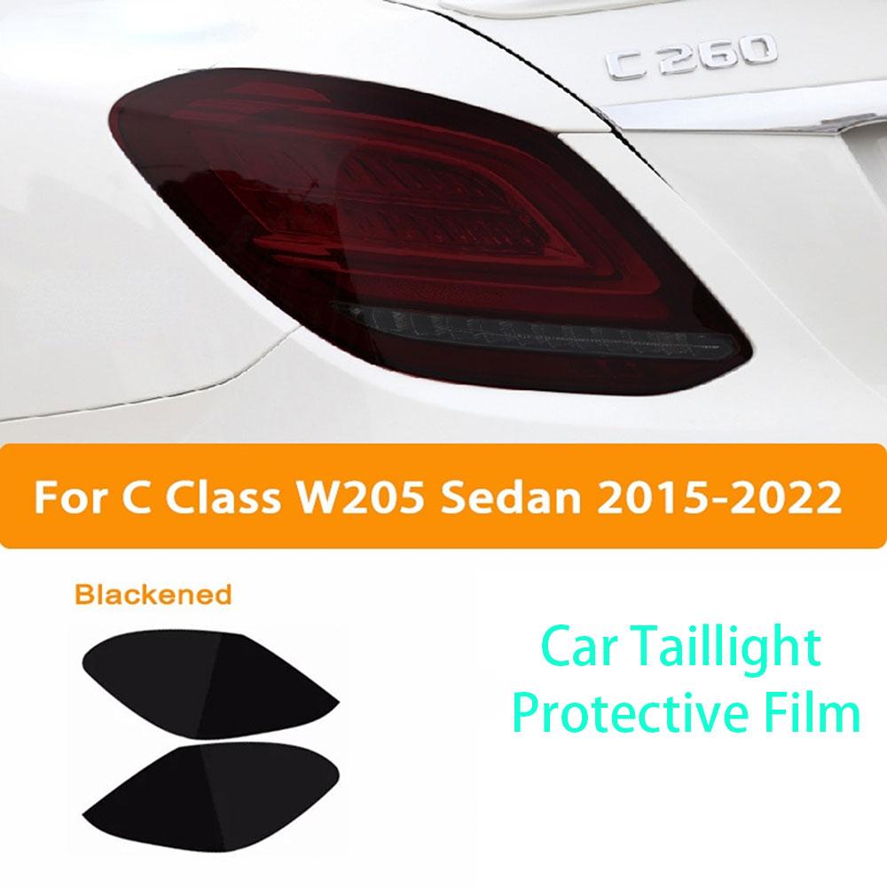 Car Headlight Tint Black Protective Film Protection Transparent TPU Sticker for Mercedes Benz C Class W204 W205 2011-On C63 AMG