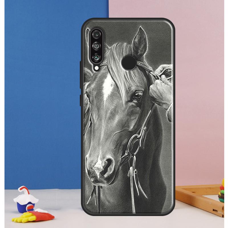 

Horse Sketch Case For Huawei Nova Y70 Y60 Y90 Y61 Y91 Y72 Y73 12s 12i 11i 8i 9 10 SE P30 P40 Lite P60 Pro Huawei Nova 10