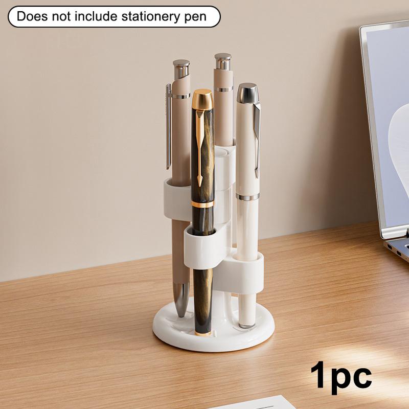Compartment Design Makeup Brush Storage 360 Rotating Multi-Purpose Rotating Storage Rack Desktop Pen Holder Office Desk