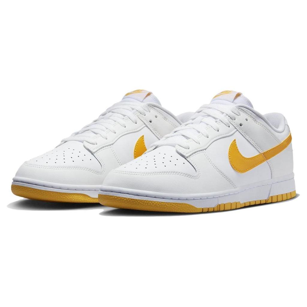 Nike Dunk Low White University Gold Men Sneakers Summit-White DV0831-110