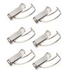 1/6 Pcs Stainless Steel Toggle Latch Silver Hardware Spring Catch Hasp Clamp Clip Lock  Toolbox